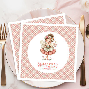 Serviette En Papier Jolie Fête d'anniversaire Magique et Féerique aux 