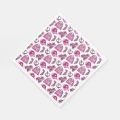 Serviette En Papier Jolie fille Cool rose (Coin)