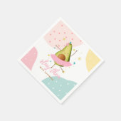 Serviette En Papier Jolie fille Kawaii Avocado Ballerina Les Jeter (Coin)