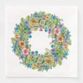 Serviette En Papier Jolie florale articles de serviettes (Devant)