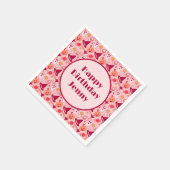 Serviette En Papier Jolie Halloween Anniversaire Ajouter Nom de la fil (Coin)