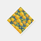 Serviette En Papier Jolie Halloween pour les enfants Citrouille Patch  (Coin)