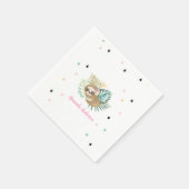 Serviette En Papier Jolie machine à dormir, Étoiles, Princesse (Coin)
