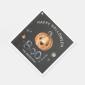 Serviette En Papier Jolie partie de script de boite du citrouille hall (Coin)