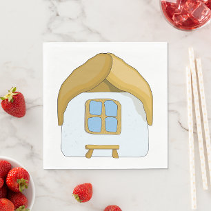 Serviette En Papier Jolie petite maison