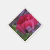 Serviette En Papier Jolie Pic et Pavot Violet Flower (Coin)