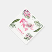 Serviette En Papier Jolie Pink Pool Party Fille Anniversaire (Coin)