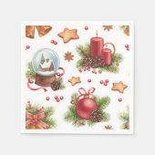 Serviette En Papier Jolie serviette de Noël (Devant)