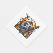 Serviette En Papier Jolie Soirée Sloth Halloween classique T-shirt (Coin)