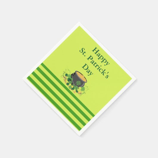 Serviette En Papier Jolie St. Patrick's Day (Coin)