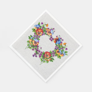 Serviette En Papier Jolies Pensées