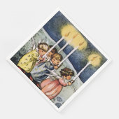 Serviette En Papier jolis anges (Coin)