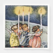 Serviette En Papier jolis anges (Devant)