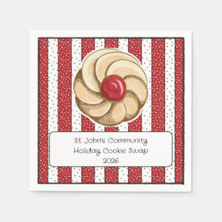 Serviette En Papier Jolis biscuits italiens de fêtes