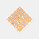 Serviette En Papier Jolis fantômes d'Halloween (Coin)