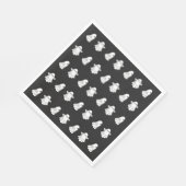 Serviette En Papier Jolis fantômes d'Halloween (Coin)