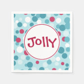 Serviette En Papier Jolly Holiday Napkins (Devant)