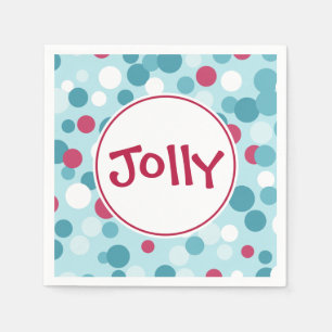 Serviette En Papier Jolly Holiday Napkins