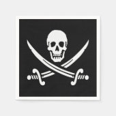 Serviette En Papier Jolly roger (Devant)
