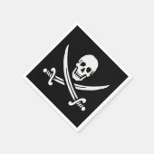 Serviette En Papier Jolly roger (Coin)