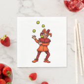 Serviette En Papier Jongleur (En situation)