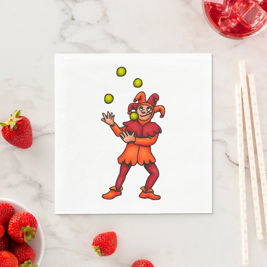 Serviette En Papier Jongleur