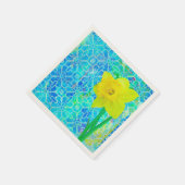 Serviette En Papier Jonquille (Coin)