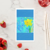 Serviette En Papier Jonquille (En situation)