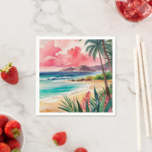 Serviette En Papier Jortes de sable (En situation)