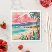 Serviette En Papier Jortes de sable (En situation)