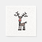 Serviette En Papier Jory Stressmas avec Rudolph (Devant)
