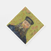 Serviette En Papier Joseph-Étienne Roulin (par Vincent van Gogh) (Coin)