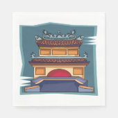 Serviette En Papier Joss House (Devant)