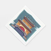 Serviette En Papier Joss House (Coin)