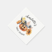 Serviette En Papier Jote Halloween Automne Automne Citrouille Baby sho (Coin)