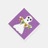 Serviette En Papier Jote Halloween Ghost Boo Purple Party (Coin)