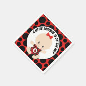 Serviette En Papier Jote partie de baby shower ladybug (Coin)