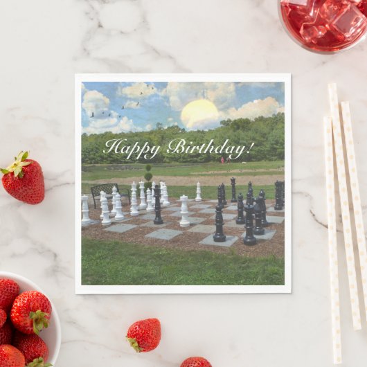 Serviette En Papier Jouer à tous Joyeux anniversaire (En situation)