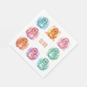Serviette En Papier Jouer Dragons bébé Personnalisé (Coin)