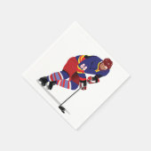 Serviette En Papier Jouer Hockey sur glace Papier serviettes (Coin)
