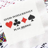 Serviette En Papier Jouer Intelligemment Bridge Quatre combinaisons de