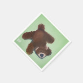 Serviette En Papier Jouet à peluche de chiot (Coin)