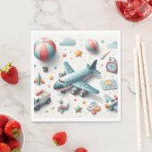 Serviette En Papier Jouet d'avion (En situation)