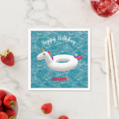 Serviette En Papier Jouet de piscine Unicorn (En situation)