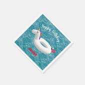 Serviette En Papier Jouet de piscine Unicorn (Coin)