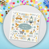Serviette En Papier Jouet de voiture mignonne Motif garçon Baby shower