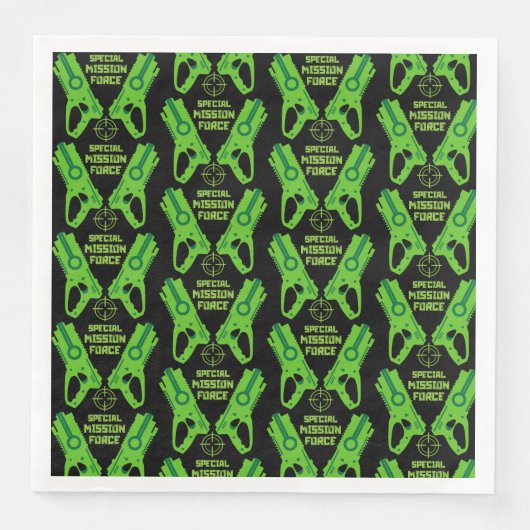 Serviette En Papier Jouet Pour Enfants Bataille Bataille Noël Et Anniv (Devant)