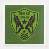 Serviette En Papier Jouet pour enfants Bataille d'armes à feu (Devant)