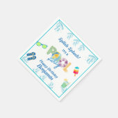 Serviette En Papier Jouets de piscine moderne Splish Boys (Coin)