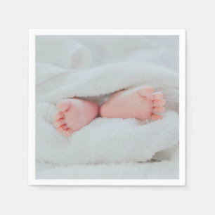 Serviette En Papier Jouets et pieds mignons pour bébés